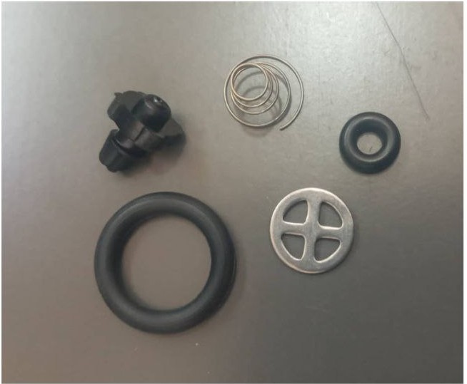 پک فنر مخروطی خروجی کارواش کاروش با سه قطعه فنر هوملایت، خانگی و سوپاپ سیلندر برای تعمیر فشار