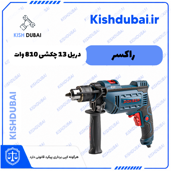 Roxer 810W Variable-Speed ​​Hammer Drill (13mm)